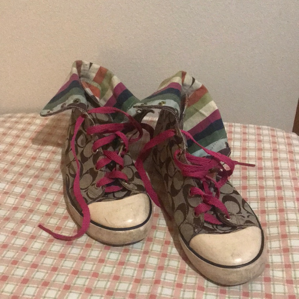 Coach high top sneakers